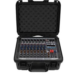 Bacocoo 8 Channel Mixing Console Audio Mixer, 350W*2 High Power 320 DSP Effects Studio Mixer with 48V Phantom Power Audio Set, Portable Sound Mixer fo