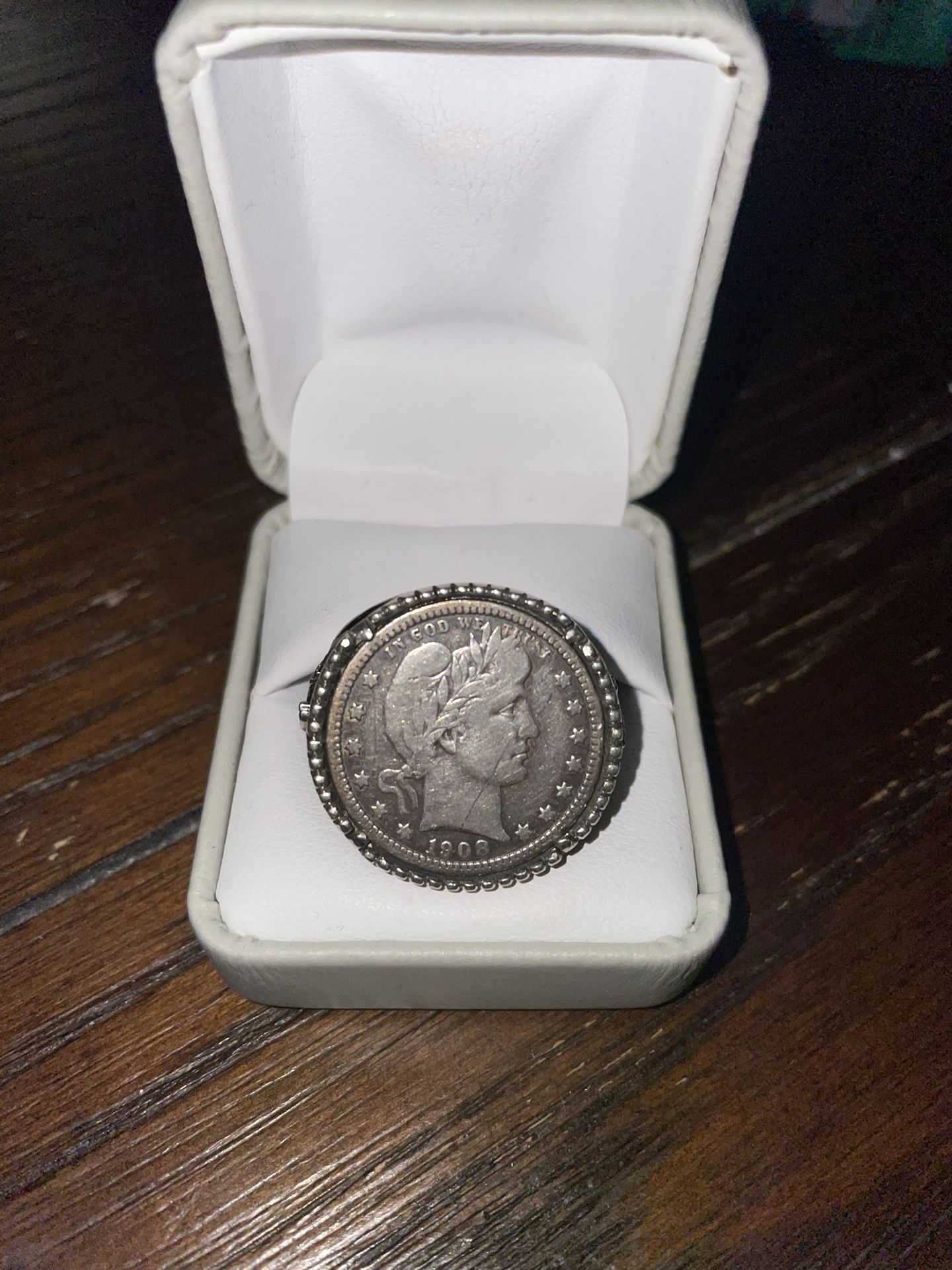 Silver Coin Ring