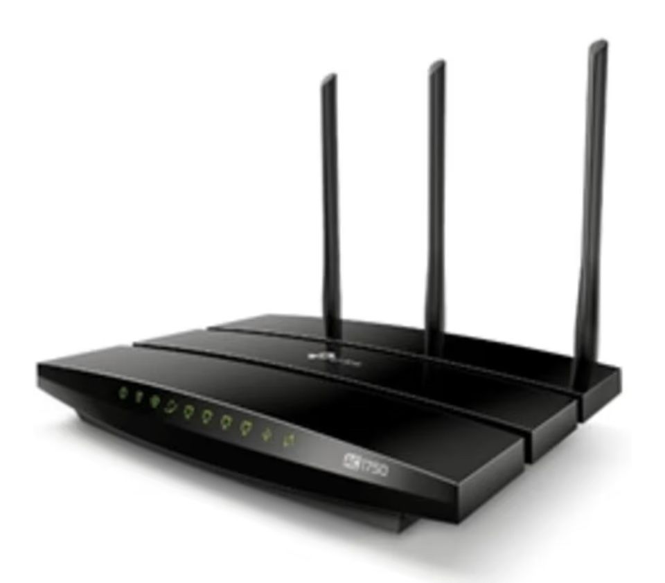 TP-Link Archer AC1750 WiFi Router - Dualband Gigabit, Qualcomm inside, Works with Alexa(A7), Black