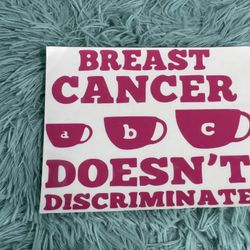 Breast Cancer Decal