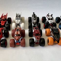 LOT of 12 Spin Master Monster Jam Crazy Creature Trucks 1:64 Scale Diecast Toys