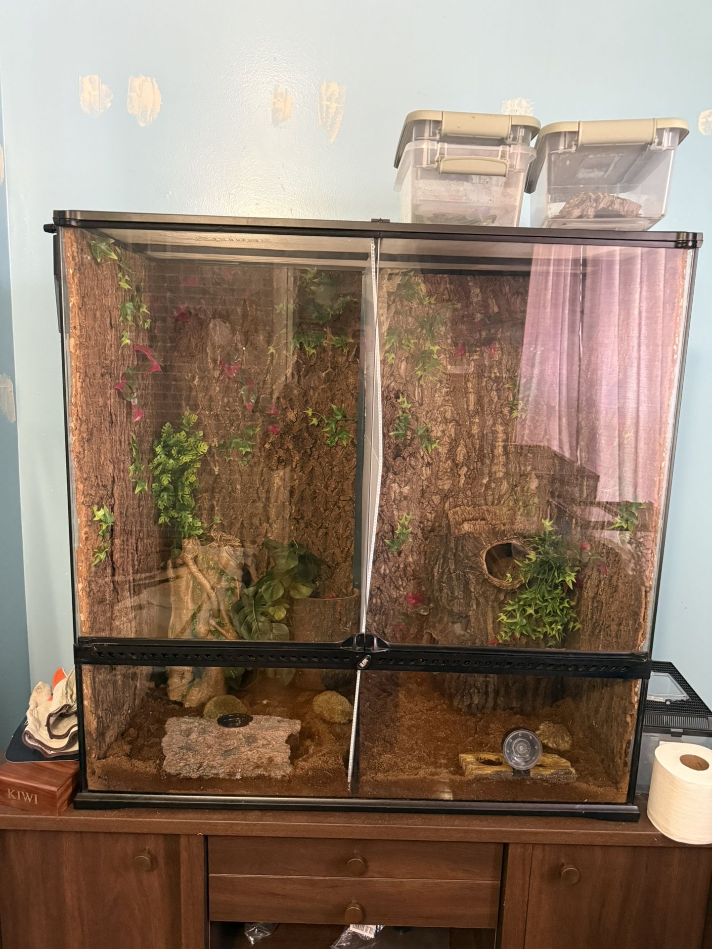 Exo Terra Glass Terrarium Reptile Habitat, 36"x18"x36"