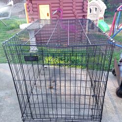EXTRA Large Dog Crate, German Shepherd size, Metal, Marconi/Bus 80 Area, Cash
