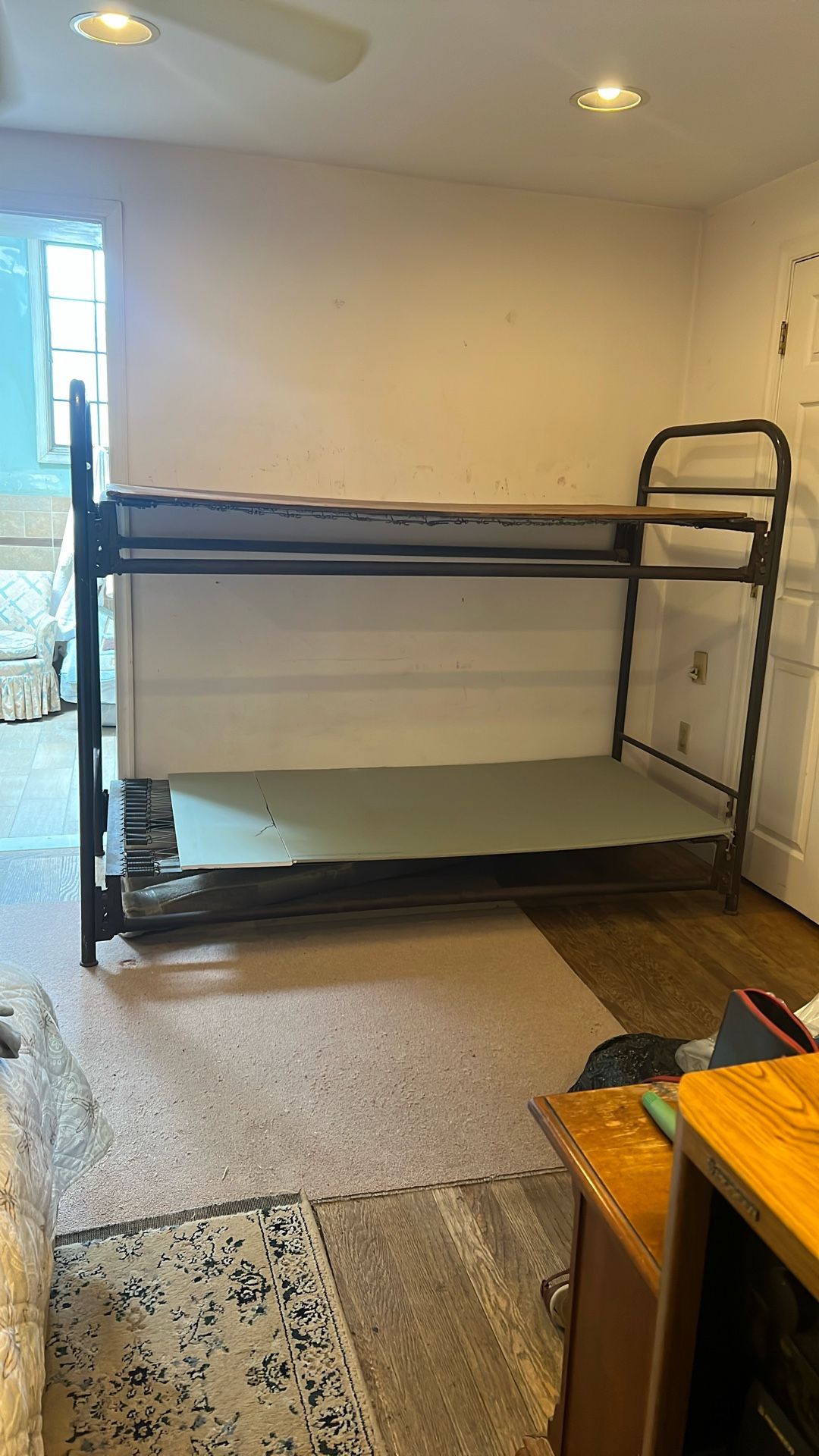 Vintage Army barracks Bunk Beds