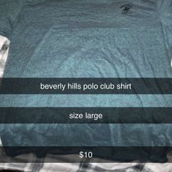 green beverly hills polo club shirt