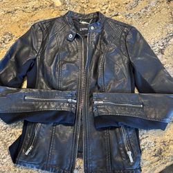 Express Small Ladies Leather Bonner Jacket 