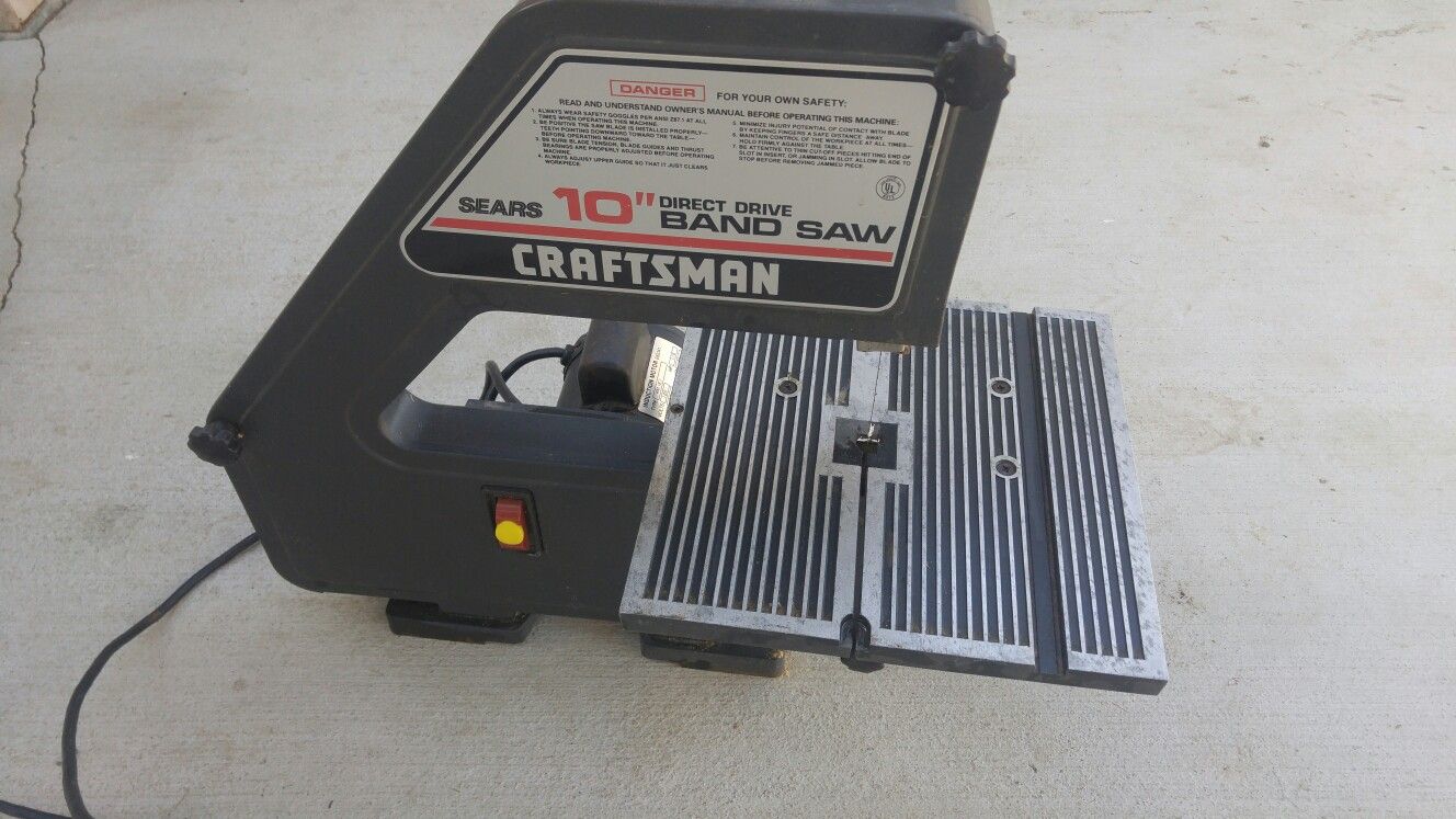 Craftsman 10 inch direct drive band saw model 113.244510