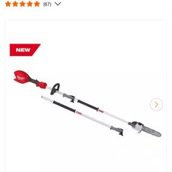 M18 FUEL 18V 10 in. Brushless Cordless Battery Powered Pole Saw with QUIK-LOK Attachment Capability (Tool-Only)