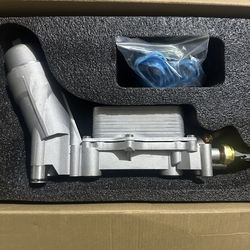 Jeep oil cooler housing