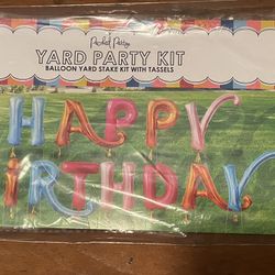 Happy Birthday Yard Party Kit