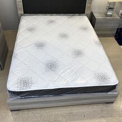 Queen Size Mattress 12” Inches Thick Plush Firm New From Factory Wrapped in Plastic Also Available: Twin, Full And King Same Day Delivery 🚚 