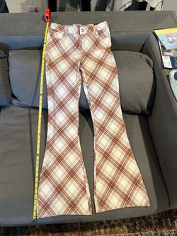 Hollister High Rise Flare Pants Strechy