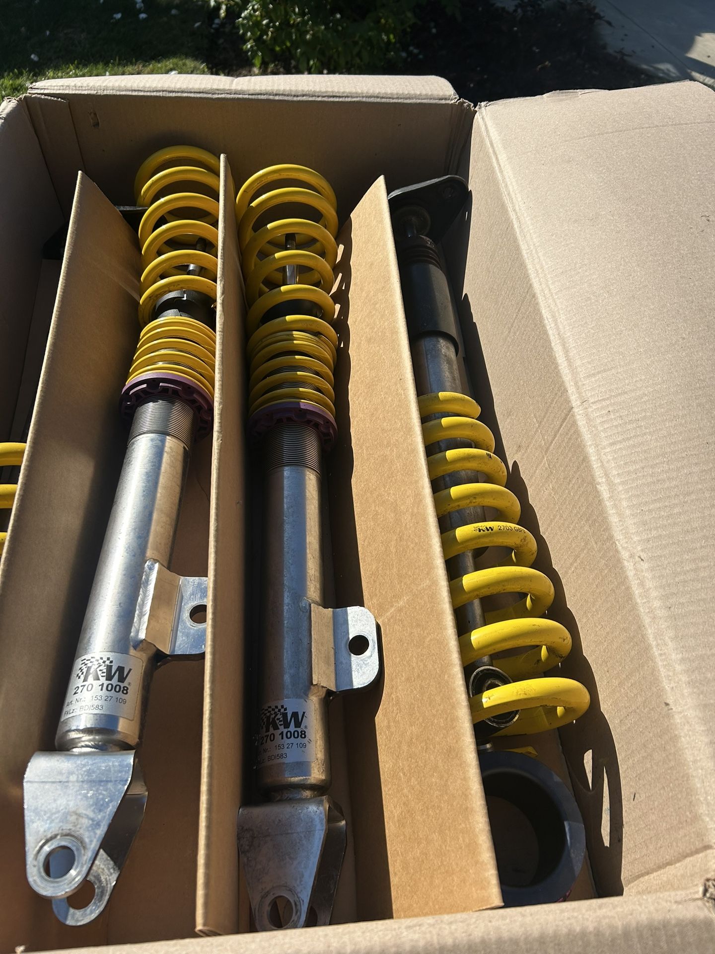 MINT KW COILOVER DODGE CHARGER CHALLENGER MAGNUM CHRYSLER 300 STRUTS SPRINGS SHOCKS