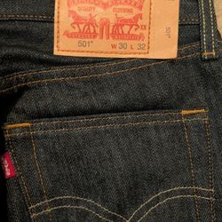3 Pairs Of Levi's 501 30x32 Shrink To Fit. Lightly Used 