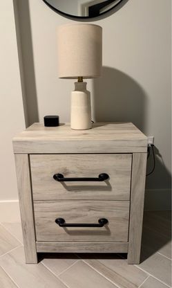 2 Cambeck Drawer Charging Nightstand