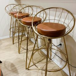 Swivel Bar Stools - Set Of 4