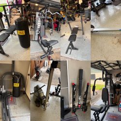 Exercise Equipment and Bike Rack $1