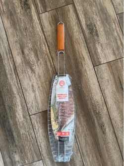 Bbq fish grill basket