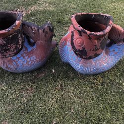 Ceramic Fish Planters