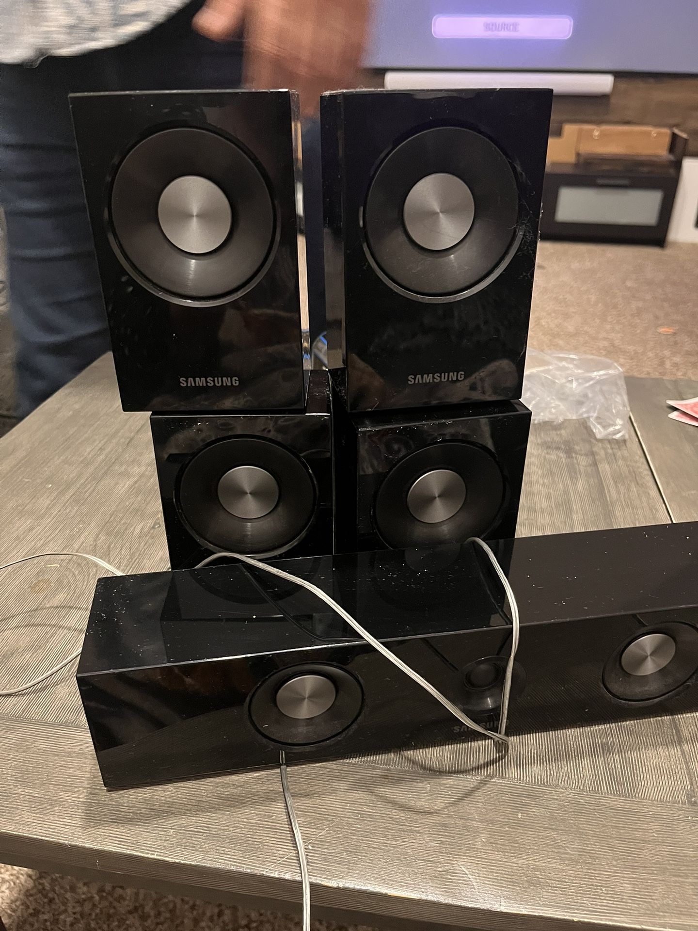 Samsung Speakers And CD Player