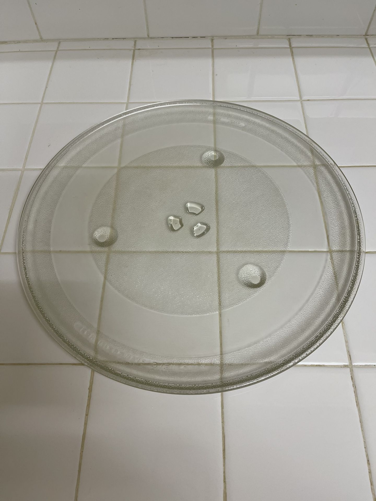 Replacement Microwave Plate. 13 3/8 Inches.