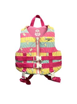 Speedo Life Vest Child 30-50 lbs USA Coast Guard Approved