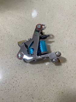 Midtown Machine chrome bunny liner tattoo machine