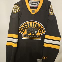 Boston Bruins Alternate Logo Blank Jersey