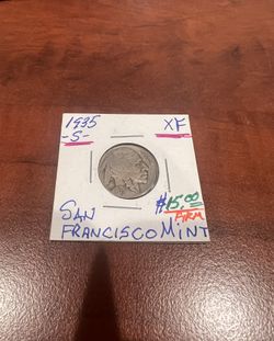 1935 S Buffalo Nickel Coin