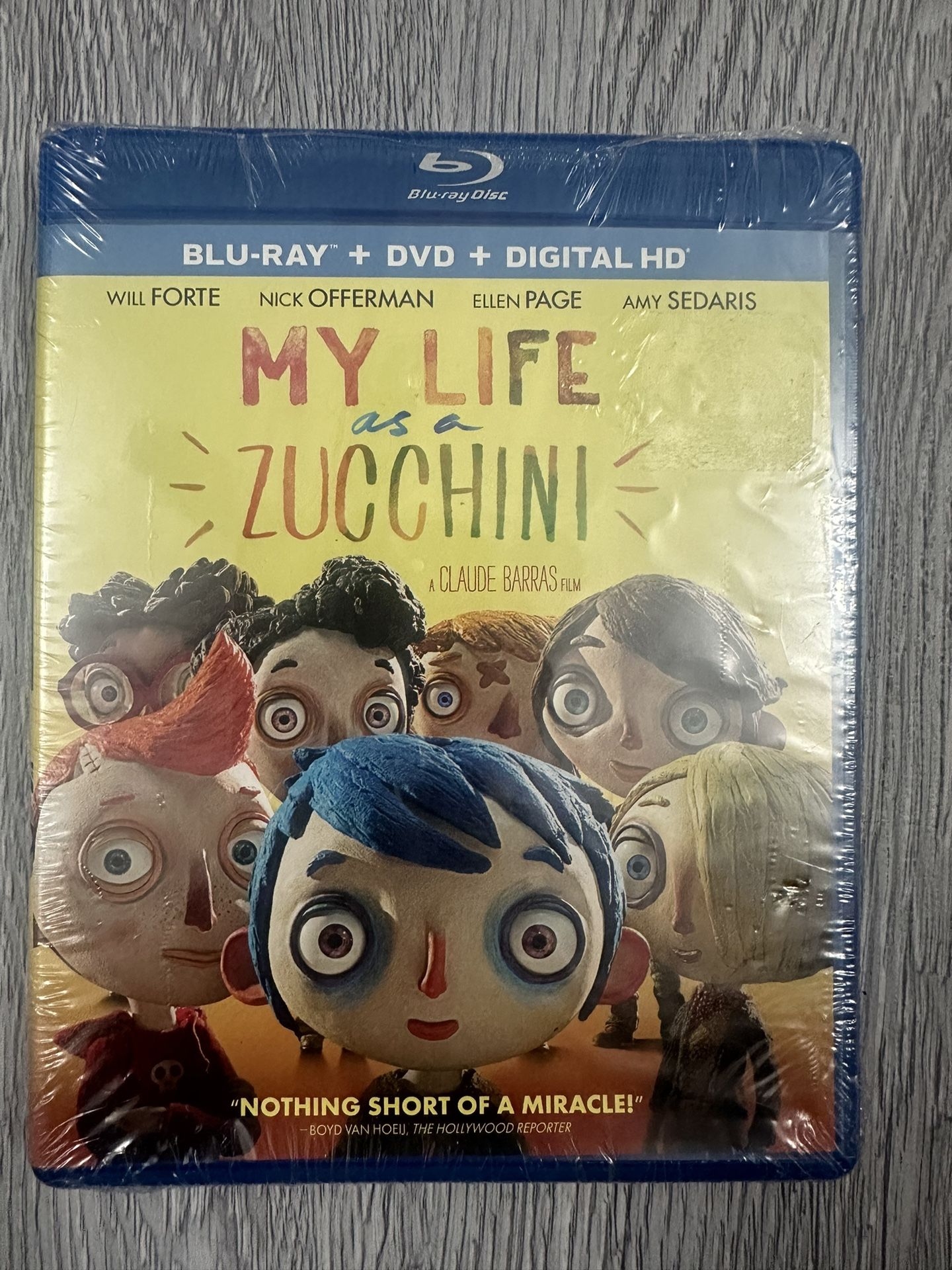 My Life as a Zucchini Sealed Blu-Ray DVD & Digital HD