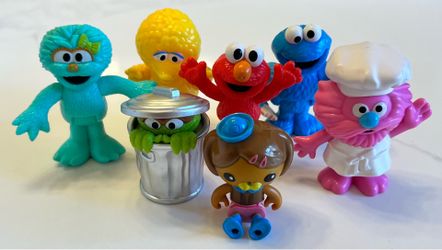Sesame Street Neighborhood Friends Set Figures (6pcs)