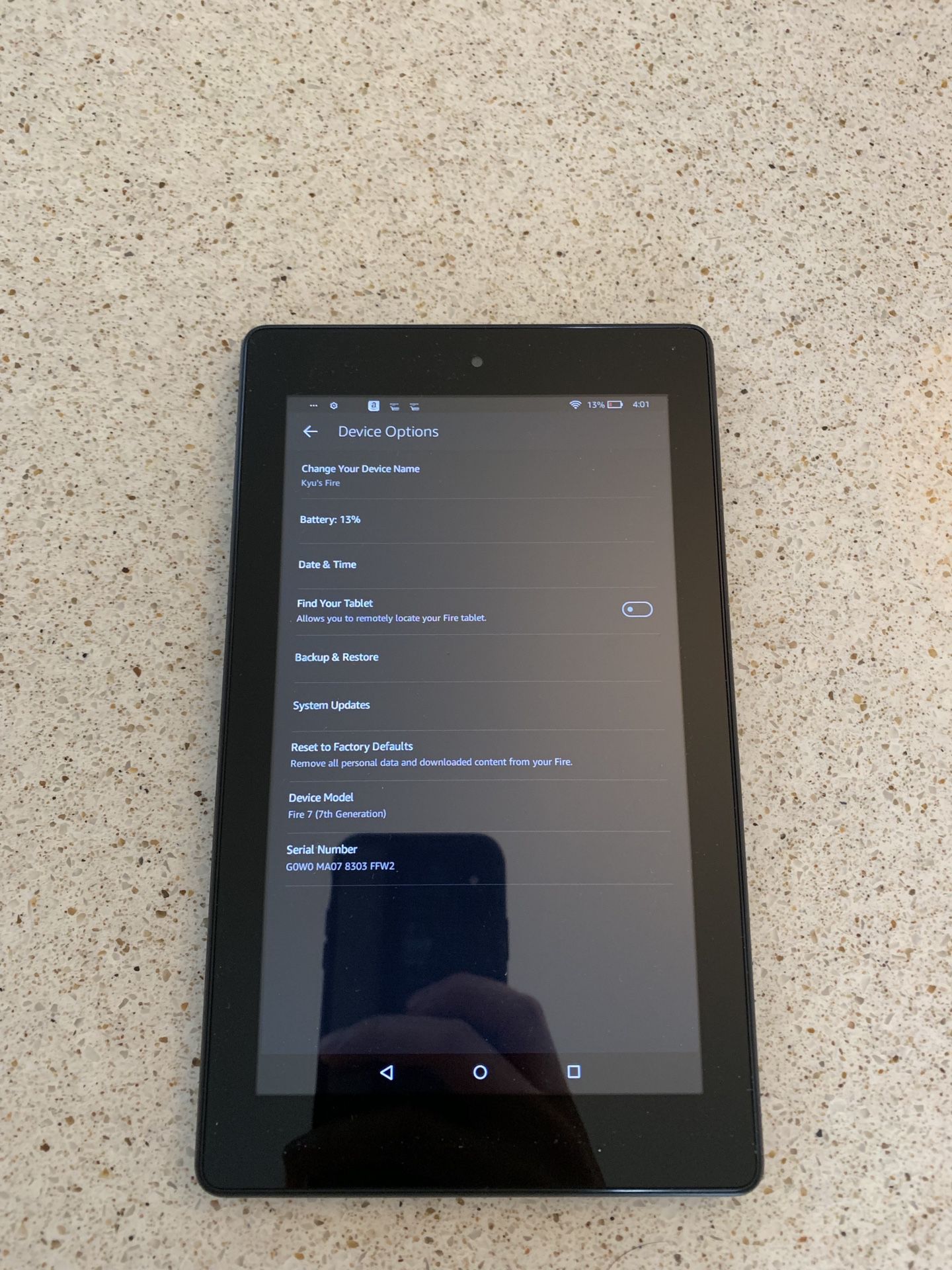 Amazon Tablet - Fire 7 (7th Gen)