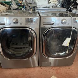 Lg Steam Washer And Lg Steam Electric Dryer Jumbo Sizes 