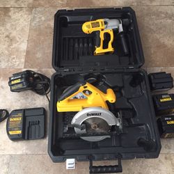 Dewalt 24v Saw & Hammer Drill