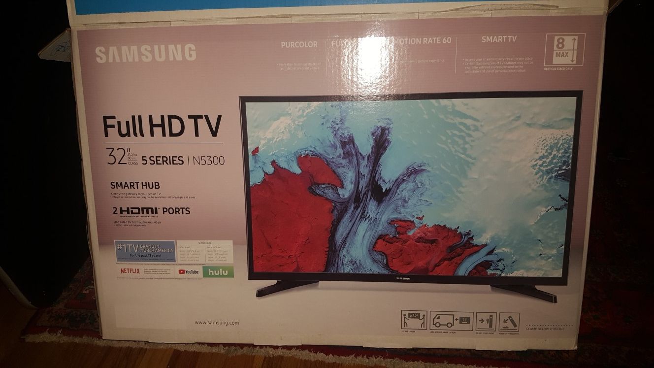 Samsung Full HD 5 - Series N5300 Flat Screen T.V. ! New In Box !