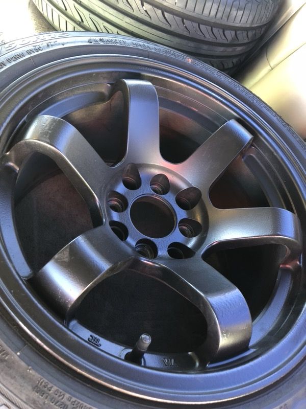 Rota grid rims 15x8.25 4x100 4x114 tires 205 5015