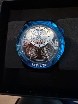 Invicta Specialty Twin-Axis Men's Watch w/ Skeleton Dial - 46mm, Blue (50781)