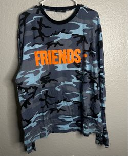 VLONE Blue Long Sleeve Camo