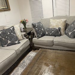 2 set of sofa with nice tables 