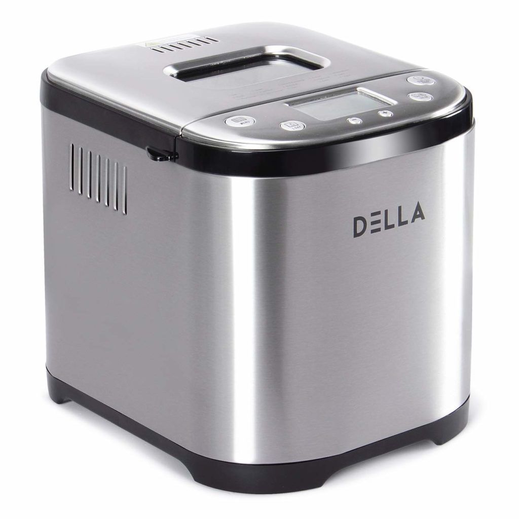 2 LB AUTOMATIC BREAD MAKER STAINLESS STEEL PROGRAMMABLE BREAD MACHINE W MANUAL