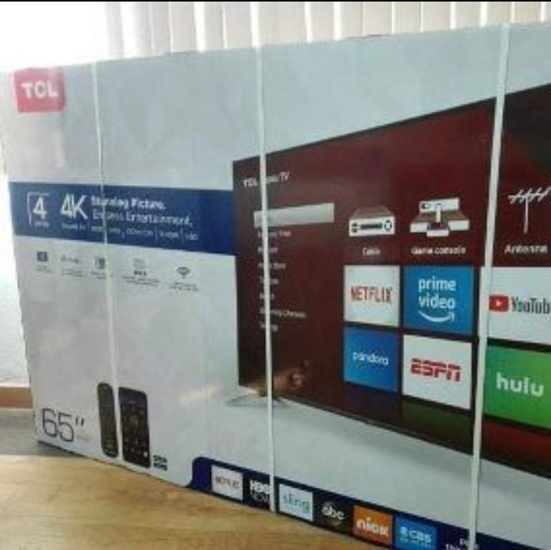 65" TCL 65S423 4K UHD HDR LED ROKU SMART TV 2160P (FREE DELIVERY)