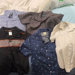 Boys Size 5-6 Button Ups 