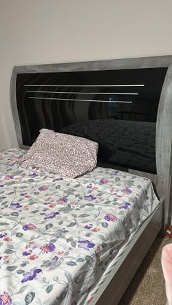 Bed and dresser