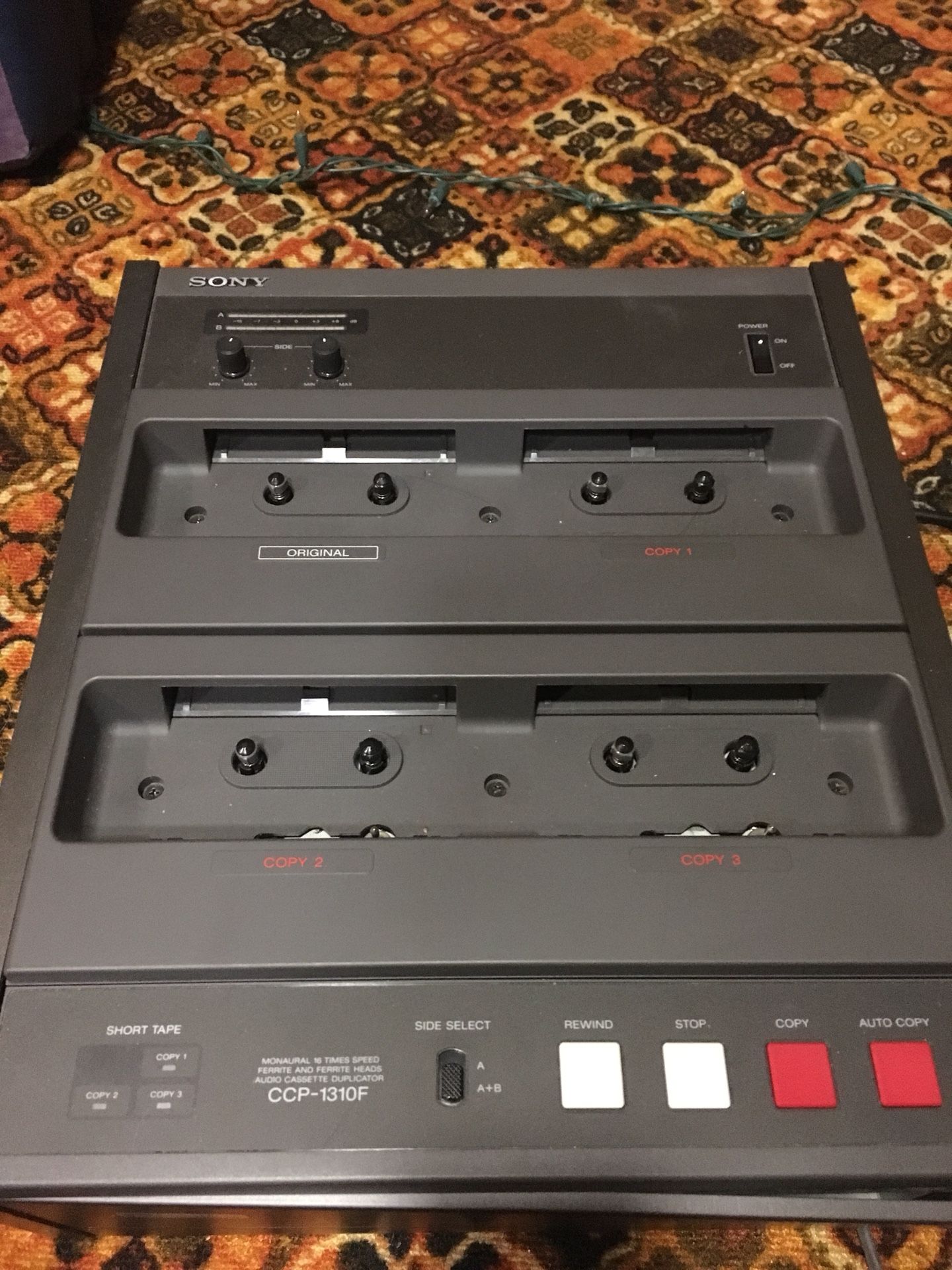 Sony cassette duplicator CCP-1310F