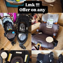 Baby stroller and car seats
