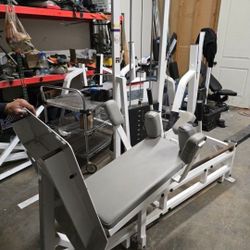 Cybex lying down leg press commercial gym equipment exercise fitness weight machine