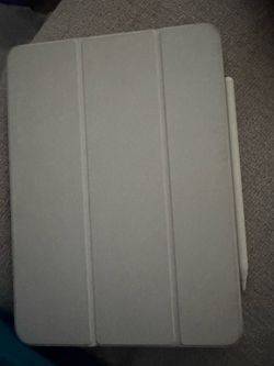 iPad with Smart Case and Apple Pencil