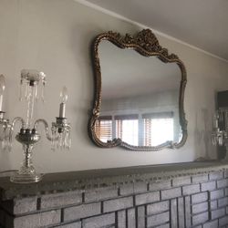 Antique Crystal Lamps 