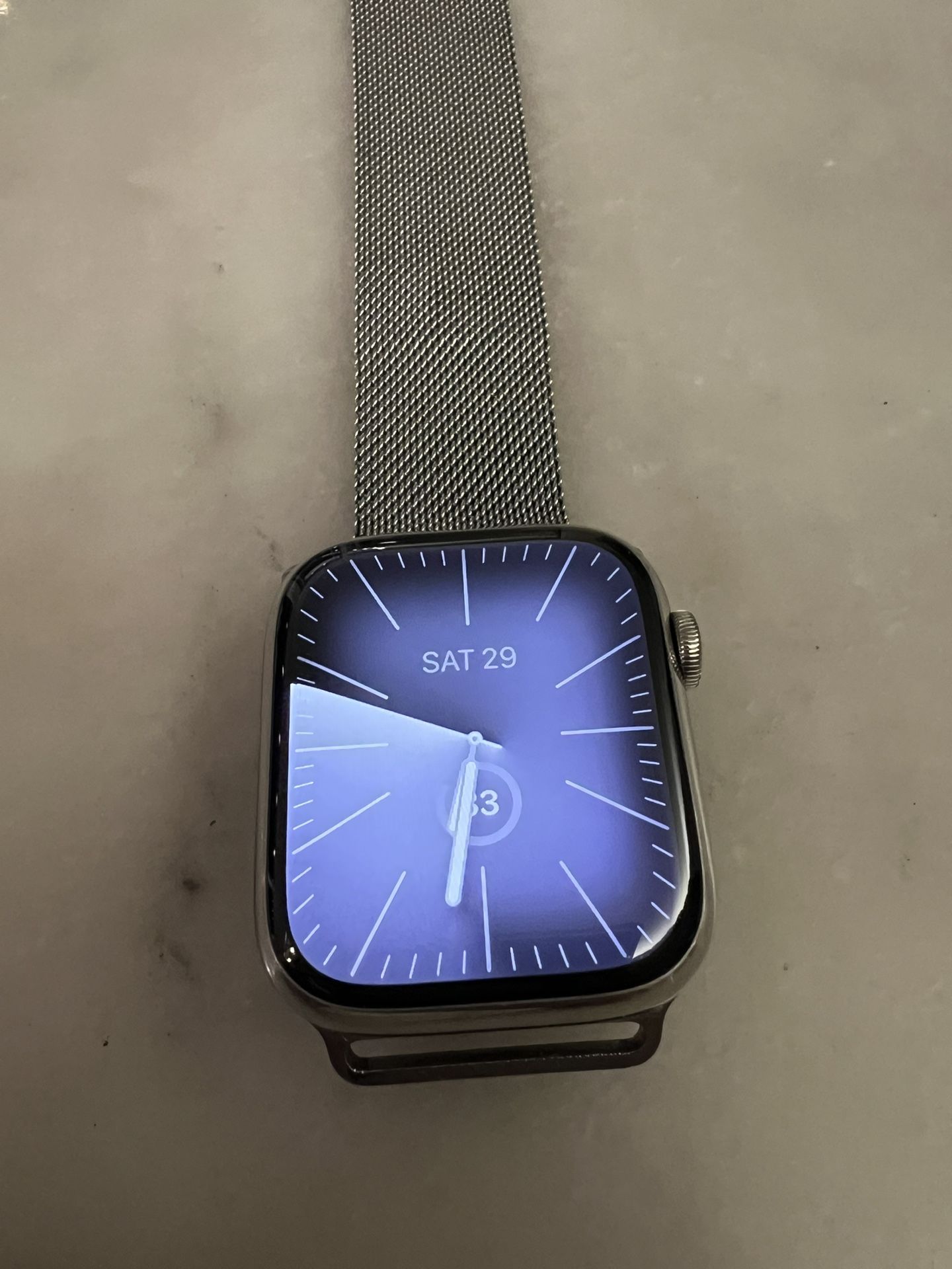 Apple Watch Series 7 (GPS + Cellular) 45mm Case - Stainless steel