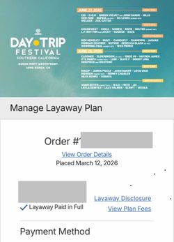 2 DAY GA DAY TRIP TICKET